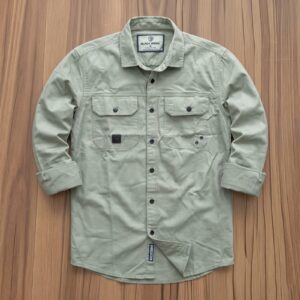Most Demanding & Unique Kaizer Cotton Shirt (Olive)